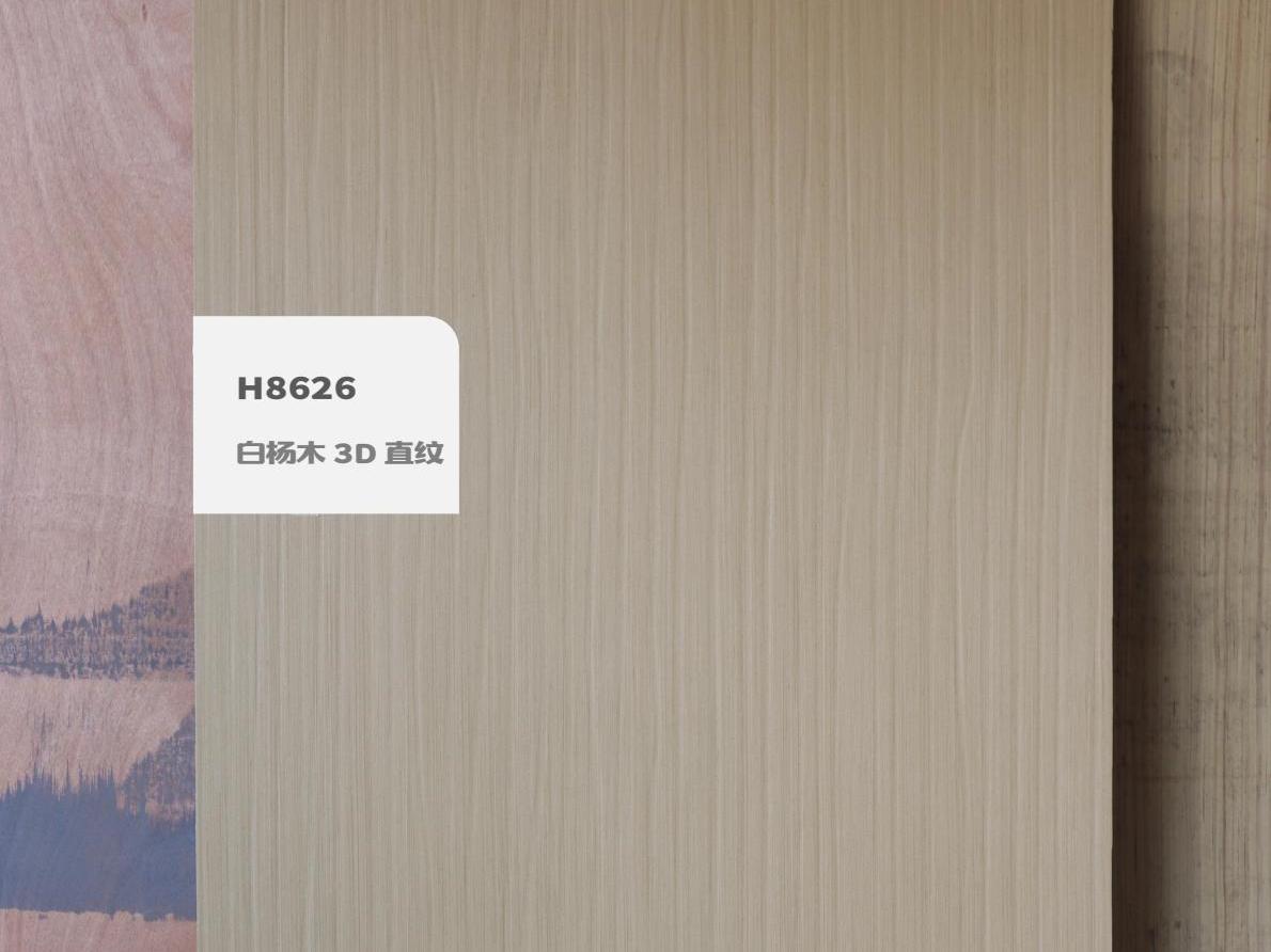 H8626白楊木 3D 直紋