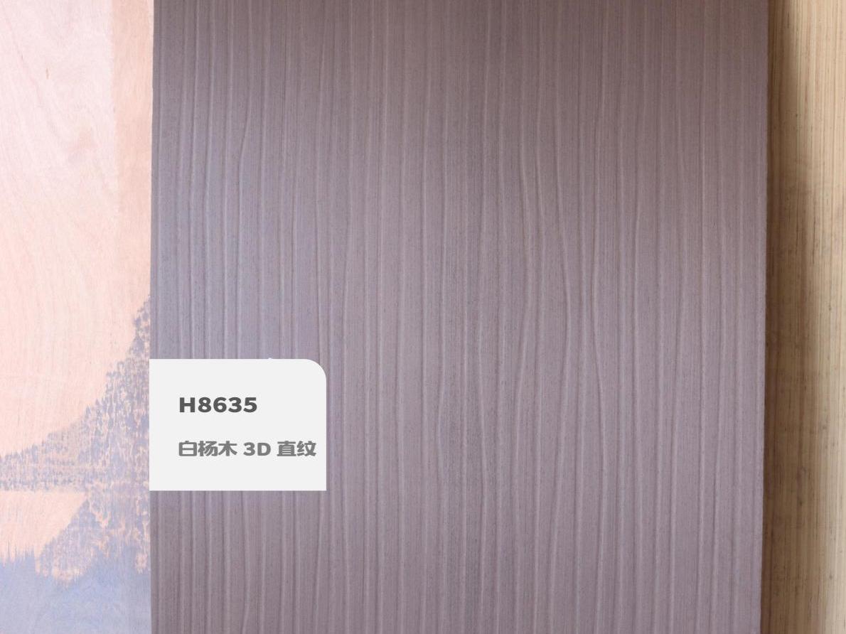 H8635白楊木 3D 直紋